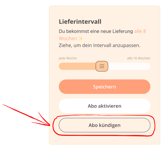 Mitgliedschaft im Konto pausieren oder kündigen